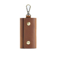 Custom New Design Genuine Leather House Keeper Key Holder Multi Hooks Waist Luxury Key Pouch Bags Men Key Wallet